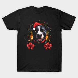 Christmas Pitbull T-Shirt